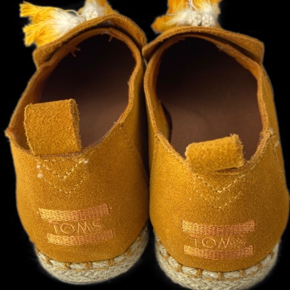 Rare TOMS Deconstructed Alpargata in Saffron Suede - Picture 5 of 6
